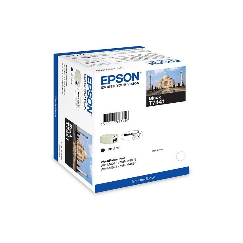CART.IJ.EPSON T744140 NEGRO