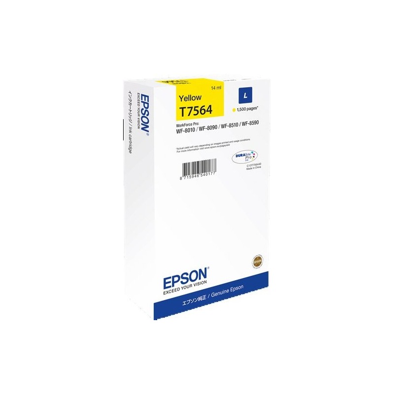 CART.IJ.EPSON T756440 AMARILLO