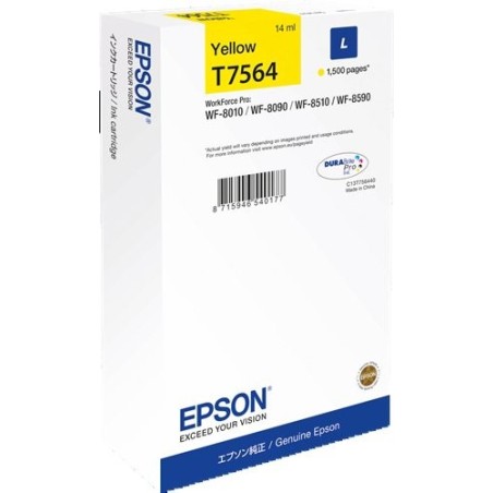CART.IJ.EPSON T756440 AMARILLO