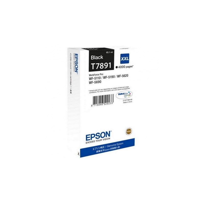 CART.IJ.EPSON T7891 XXL NEGRO