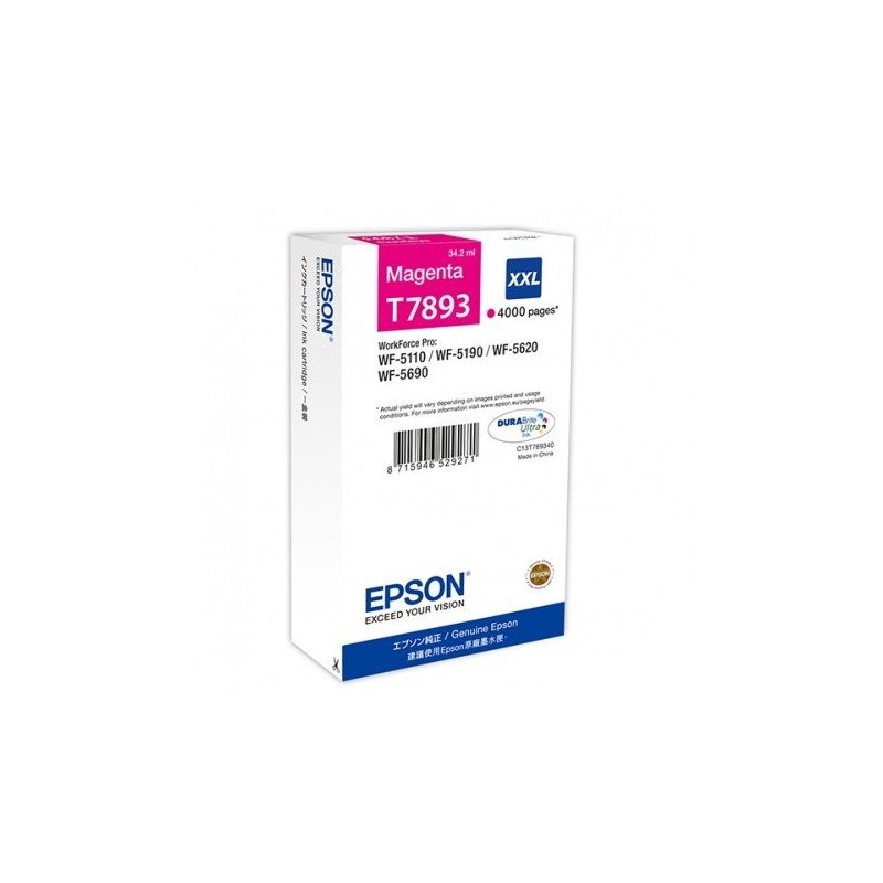 CART.IJ.EPSON T7893 XXL MAGENTA