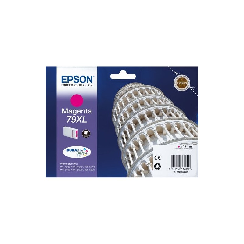 CART.IJ.EPSON T790340 Nº79XL MAGENTA