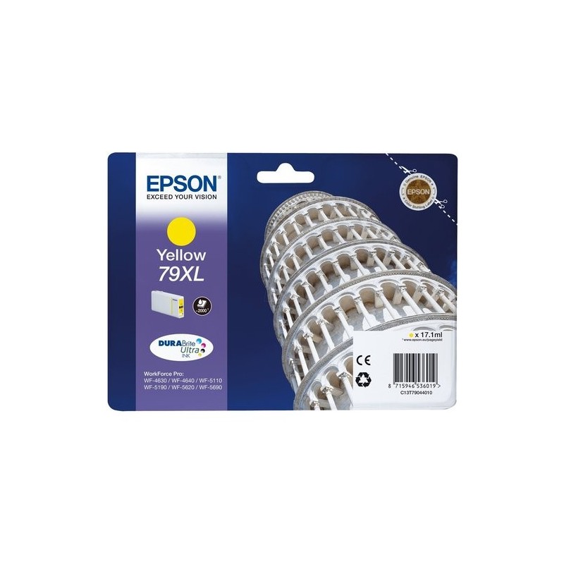 CART.IJ.EPSON T790440 Nº79XL AMARILLO