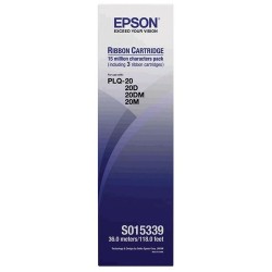 CINTA EPSON S015339 PLQ-20 NEGRA PACK 3