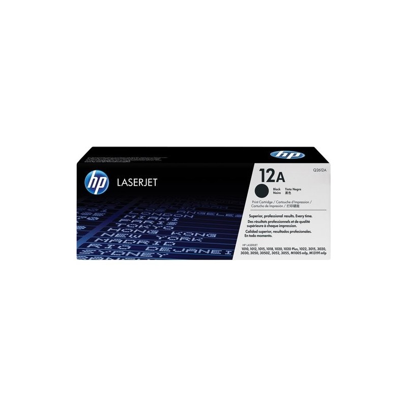 TONER HP Nº12A Q2612A LJ 1010/1020 NEGRO