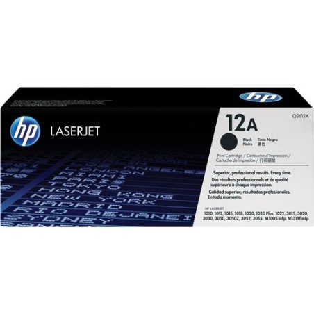 TONER HP Nº12A Q2612A LJ 1010/1020 NEGRO