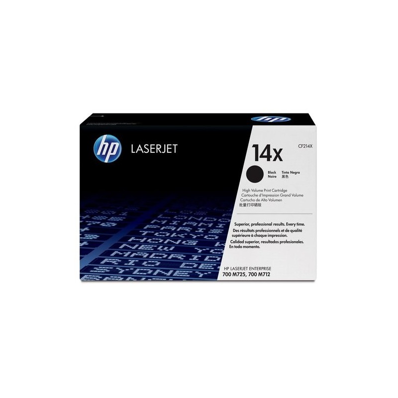 TONER HP Nº14X CF214X LJ 700 NEGRO