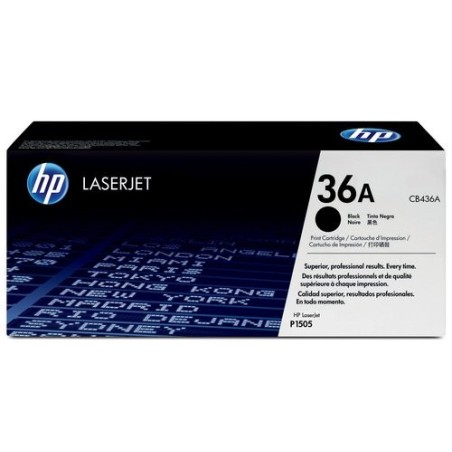 TONER HP Nº36A CB436A LJ P1505 NEGRO