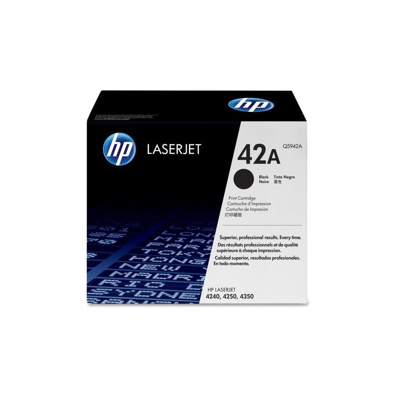 TONER HP Nº42A Q5942A LJ 4250/4350 NEGRO