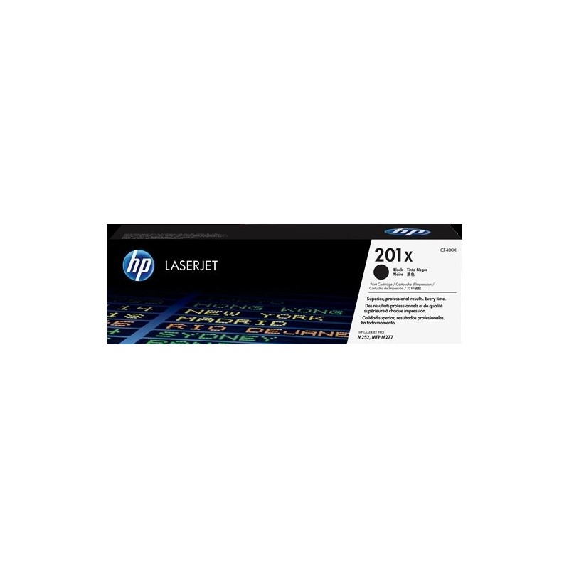 TONER HP Nº201X CF400X LJ M252/277 NEGRO