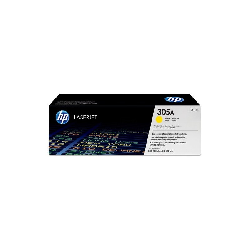 TONER HP Nº305A CE412A LJ 300 AMARILLO