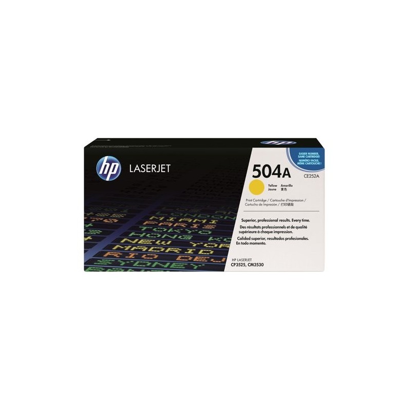 TONER HP Nº504A CE252A LJ CP3525  AMARIL