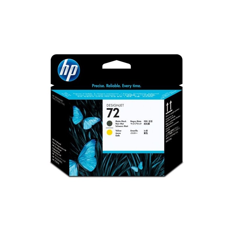 CABEZAL HP C9384A Nº72 NEGRO MAT Y AMARI