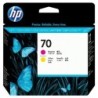 CAB.IJ.HP C9406A Nº70 MAGENTA y AMARILLO