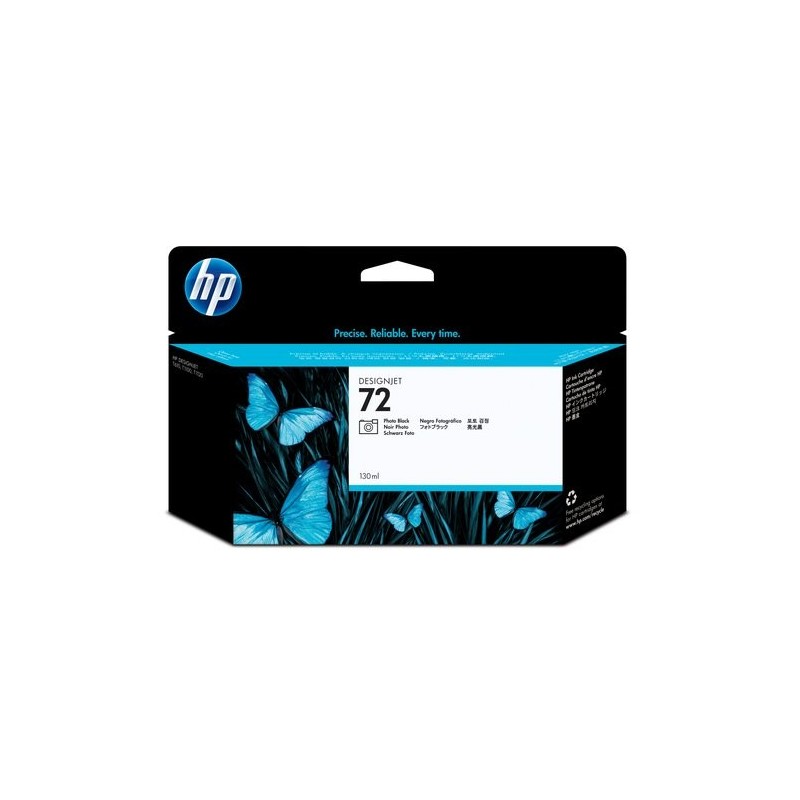 CART.IJ.HP C9370A Nº72 NEGRO FOT (130ML)