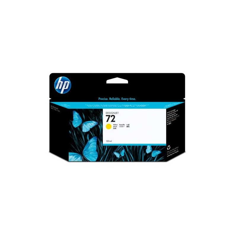 CART.IJ.HP C9373A Nº72 AMARILLO (130ML)