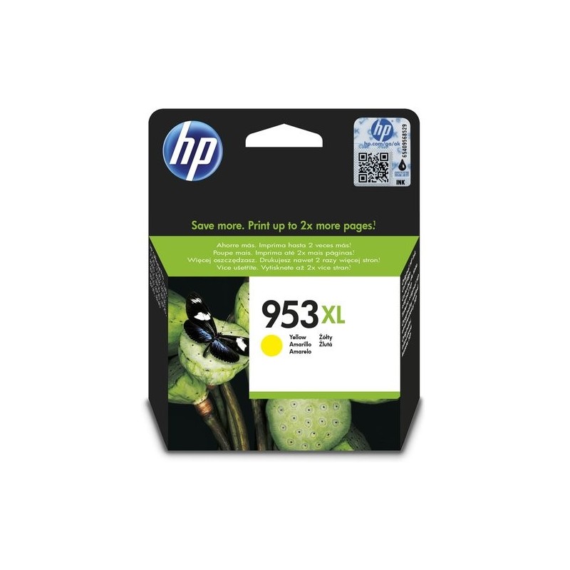 CART.IJ.HP F6U18AE Nº953XL AMARILLO 20ML