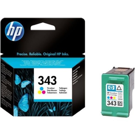 CART.IJ.HP C8766EE Nº343 TRICOLOR 7ML