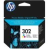 CART.IJ.HP F6U65AE Nº302 TRICOLOR 165 PA