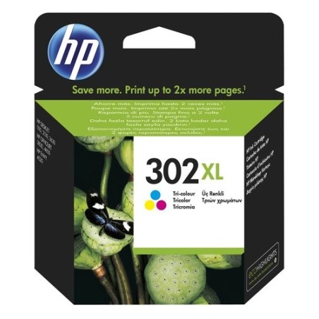 CART.IJ.HP F6U67AE Nº302XL TRICOLOR 330