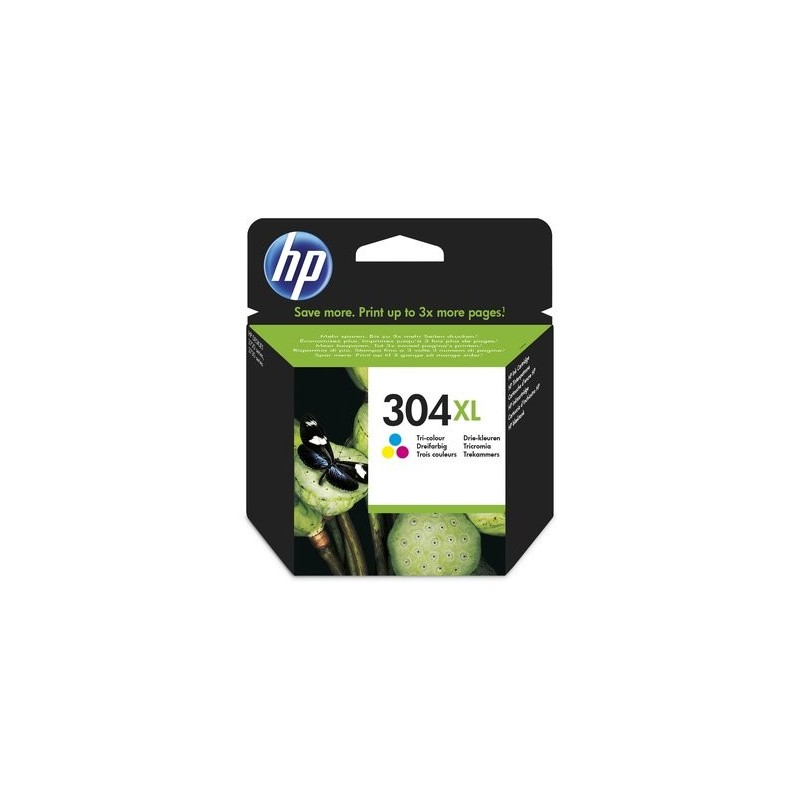 CART.IJ.HP N9K07AE Nº304XL TRICOLOR 300