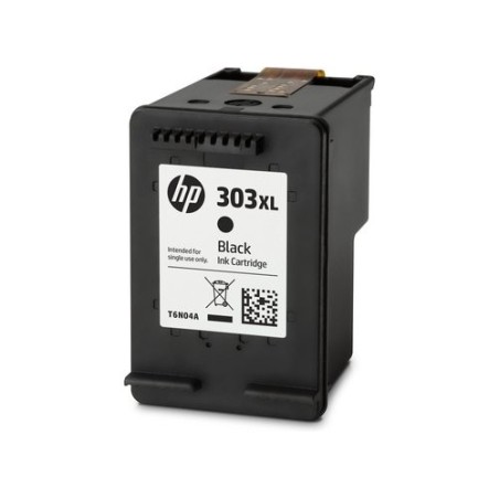 CART.IJ.HP T6N04AE Nº303XL NEGRO 600 PA
