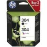CART.IJ.HP 3JB05AE Nº304 NEGRO+COLOR PAC