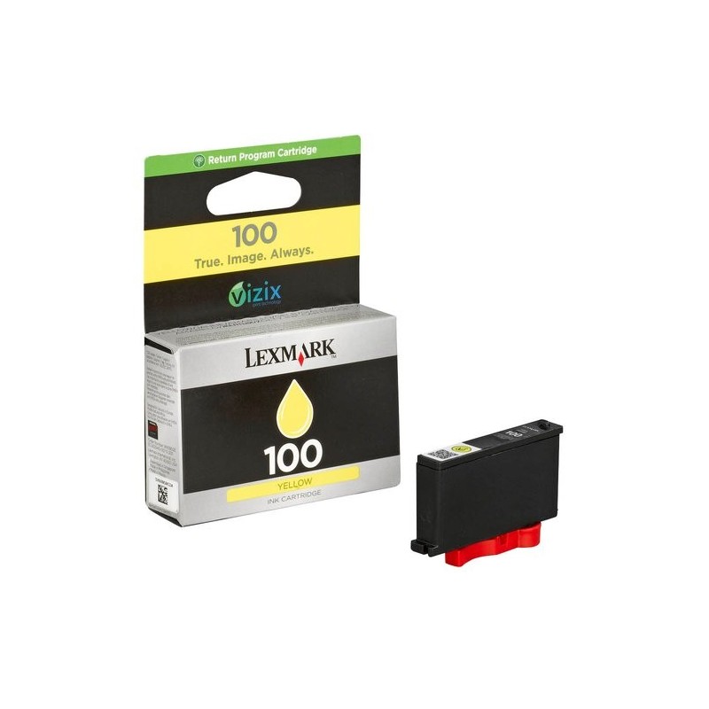 CART.IJ.LEXMARK 14N0902E Nº 100 AMARILLO