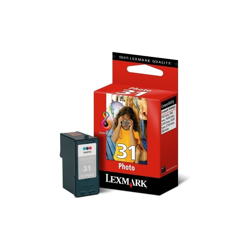 CART.IJ.LEXMARK 18C0031E Nº31 PHOTO