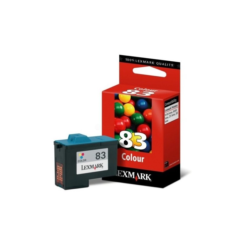 CART.IJ.LEXMARK 18LX042E Nº83 PLUS COLOR