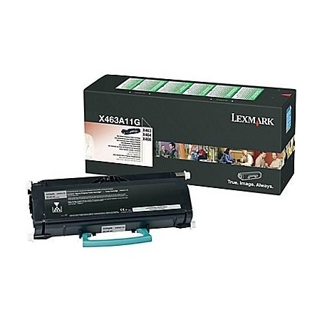 TONER LEXMARK X463A11G NEGRO 3.500 PAG