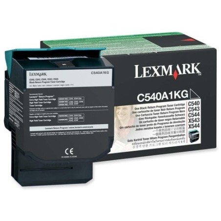 TONER LEXMARK C540A1KG NEGRO