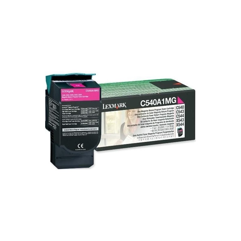 TONER LEXMARK C540A1MG MAGENTA