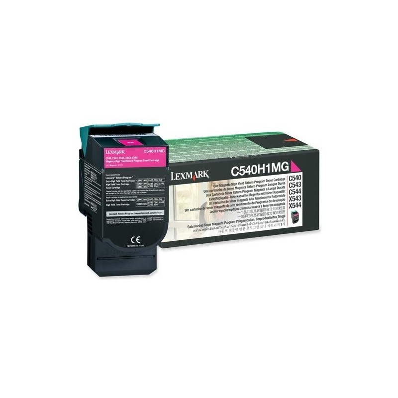 TONER LEXMARK C540H1MG MAGENTA