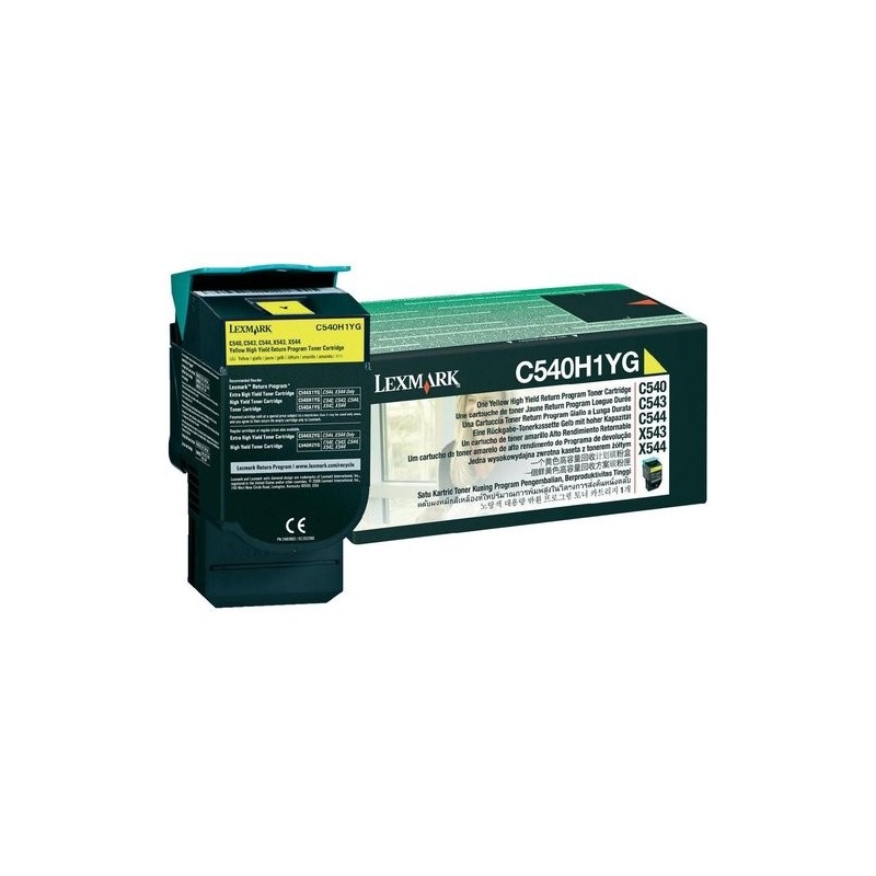 TONER LEXMARK C540H1YG AMARILLO