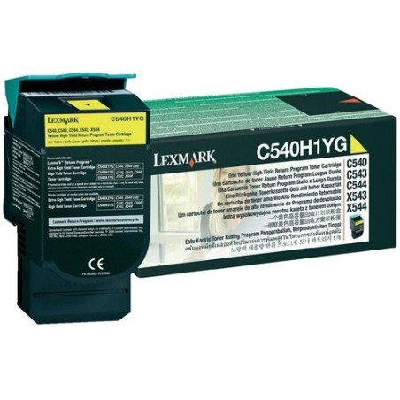 TONER LEXMARK C540H1YG AMARILLO