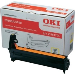 TAMBOR OKI C5600/5700 AMARILLO