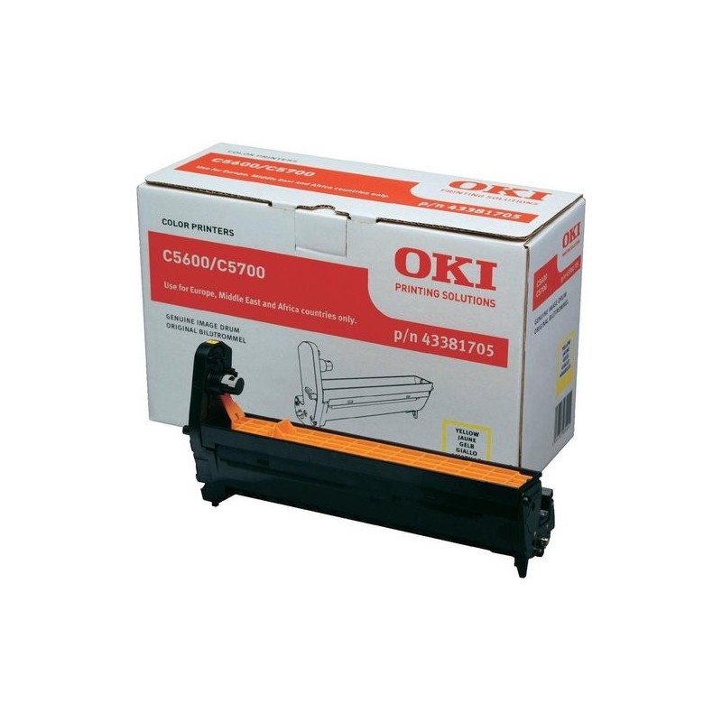 TAMBOR OKI C5600/5700 AMARILLO