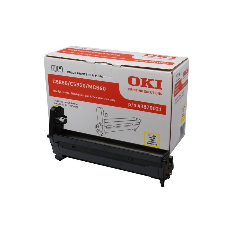 TAMBOR OKI C5850 AMARIL C11 (20.000 pág)