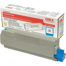 TONER OKI C5600/5700 CIAN TYPE C8
