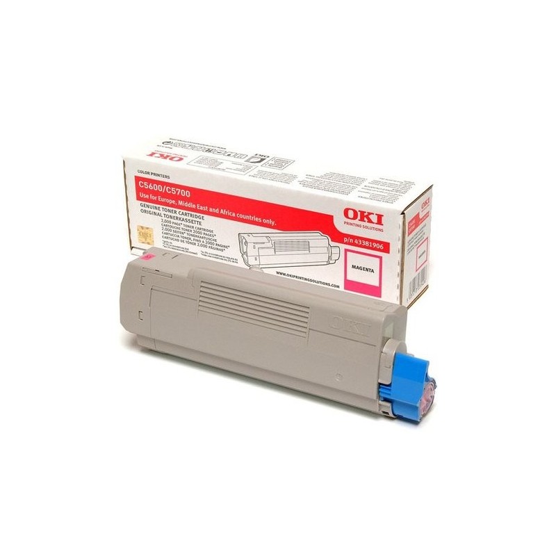 TONER OKI C5600/5700 MAGENTA TYPE C8
