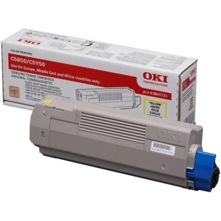 TONER OKI C5850 AMARILLO C11 (6.000 pág)