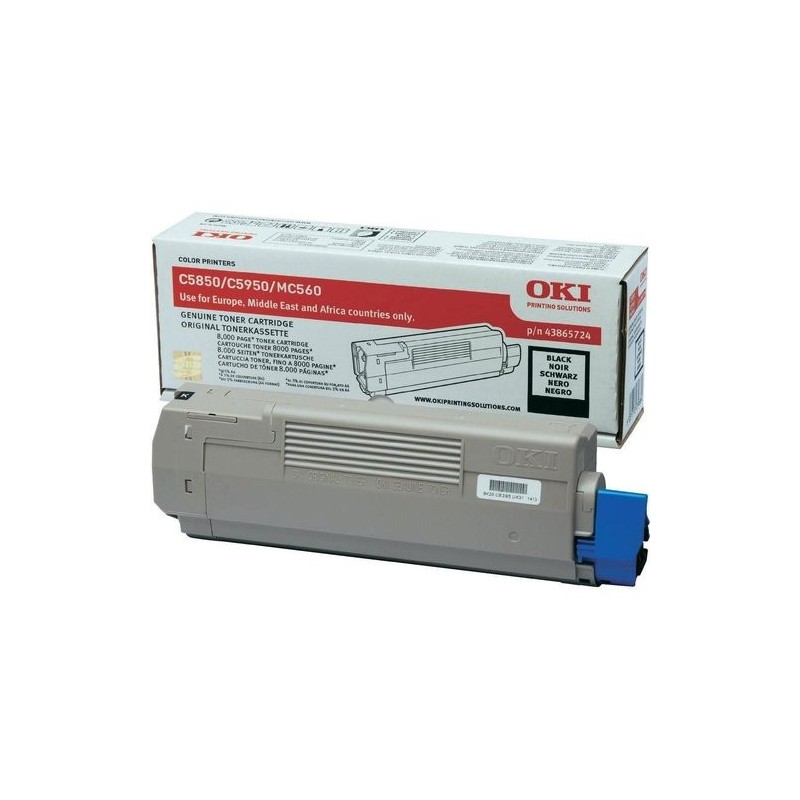 TONER OKI C5850/MC560 NEGRO (8.000 pág.)