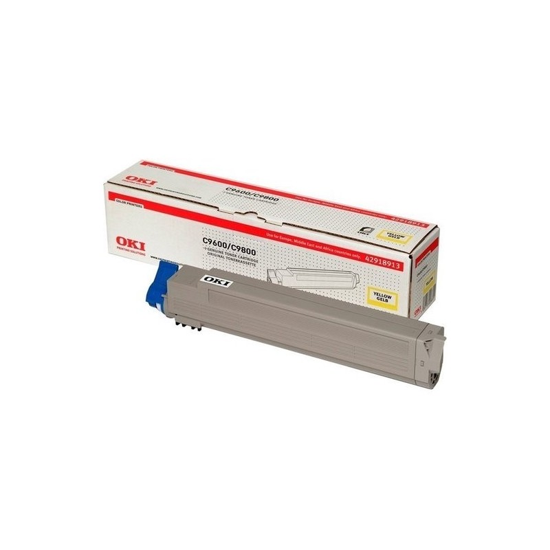 TONER OKI C9600/9650/9800/9850 AMARIL C7