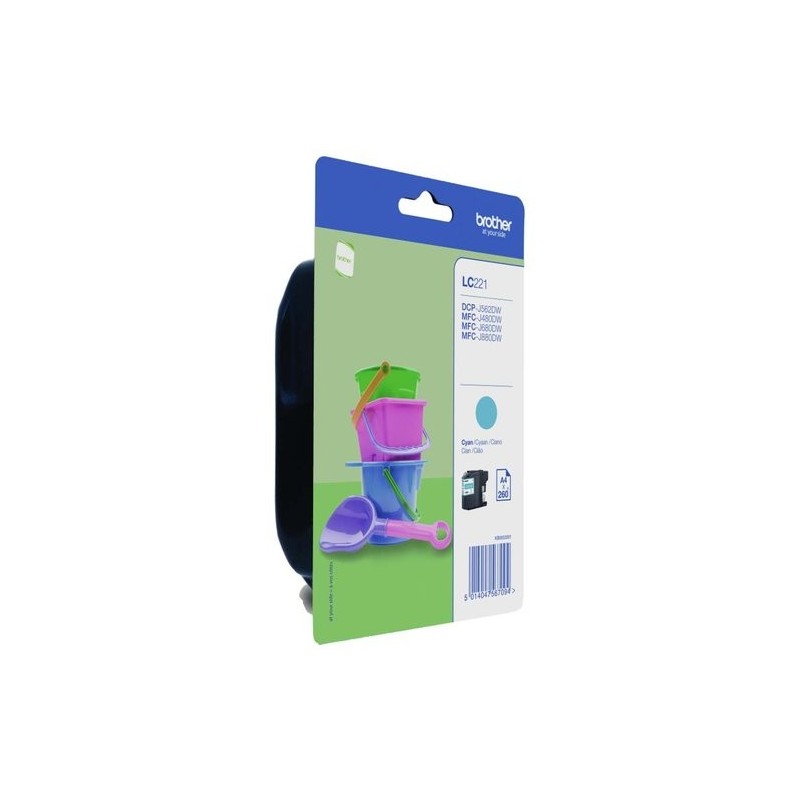 CART.IJ. BROTHER LC-221C CIAN