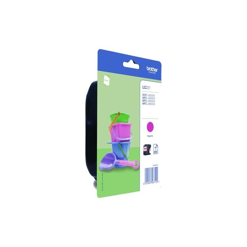 CART.IJ. BROTHER LC-221M MAGENTA