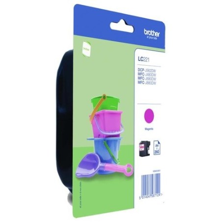 CART.IJ. BROTHER LC-221M MAGENTA