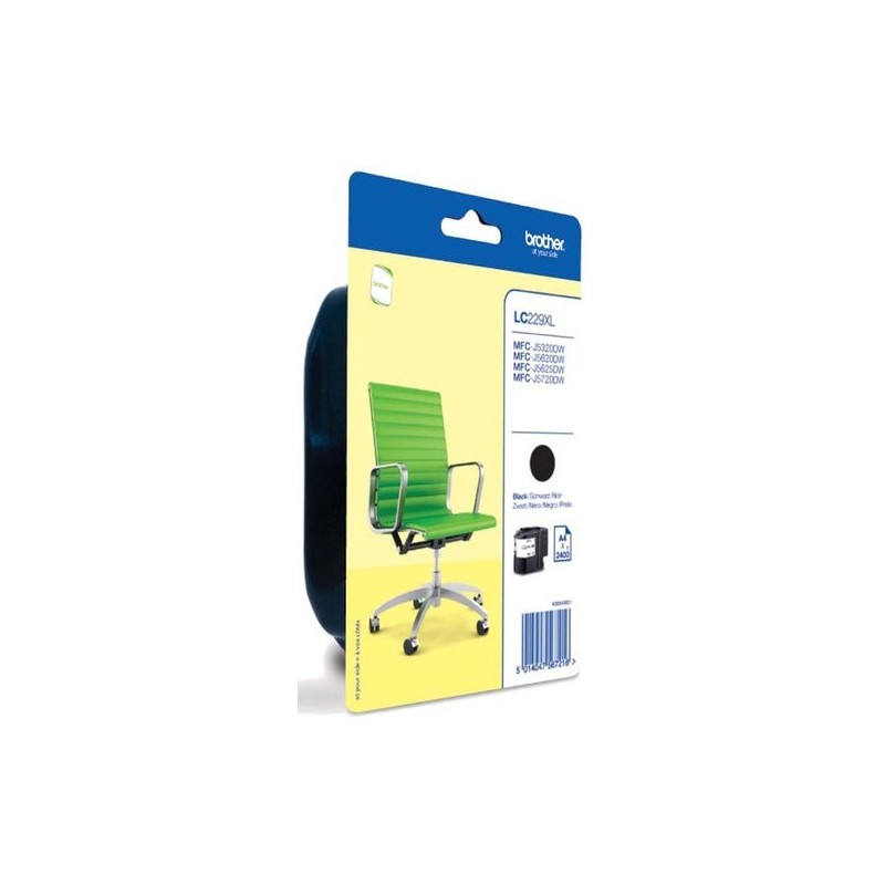 CART.IJ. BROTHER LC-229XLBKBP NEGRO