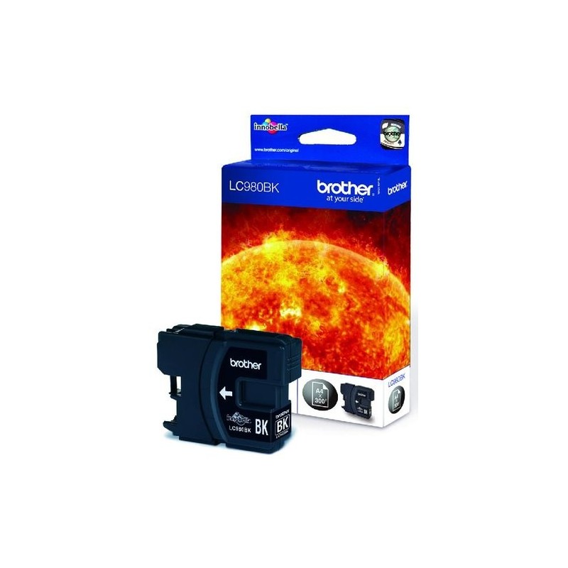 CART.IJ. BROTHER LC 980BK NEGRO