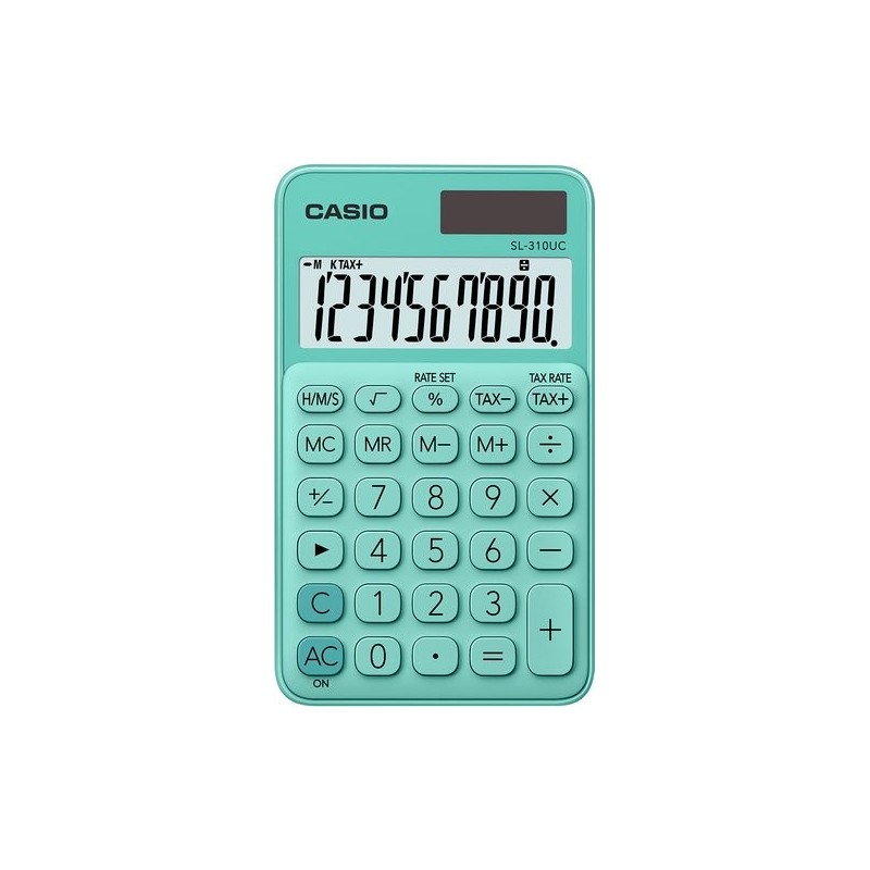 CALCULADORA BOLS.CASIO 10 DIG. SL-310 VD